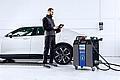 E-Health Charge von Mahle kombiniert die Batteriediagnose und das Laden mit Gleichstrom.  Foto: Autoren-Union Mobilität/Mahle